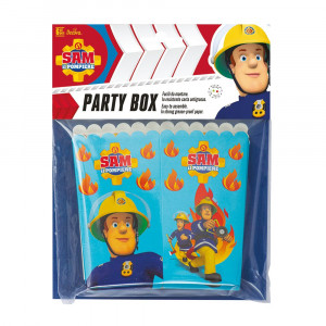 Fireman Sam Party Boxes, Waterproof Cardboard, 7 x 7 x H 14 cm, 6 pcs - Img 2