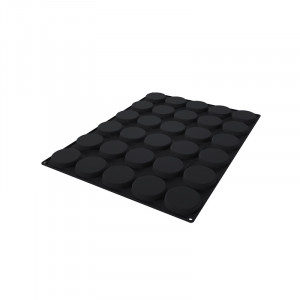 Florentine Silicone Disc Florentine Ø 8 x H 1.2 cm, 30 cavities, 56 ml (SQ082) - Img 1