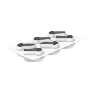 Forma Silicon Baba 9 x 6.2 x H 5.5 cm, 6 cavitati x 145 ml + decupator - Img 3
