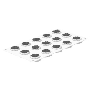 Forma Silicon Crostata XS Ø 4.4 x H 1.7 cm, 15 cavitati x 20 ml - Img 2