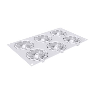 Forma Silicon Decor Top/Insertie Bloom Ø 7.7 x H 1.7 cm, 6 cavitati x 45 ml - Img 3