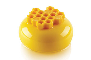 Forma Silicon Decor Top/Insertie, Fagure Ø 4.5 x H 0.8 cm, 15 cavitati (MIEL 8) - Img 1
