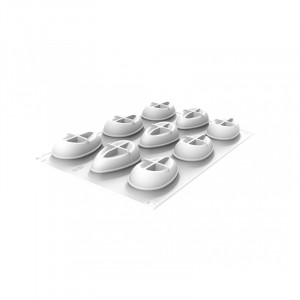 Forma Silicon Judi 7.5 x 4 x H 2.5 cm, 9 cavitati, 40 ml - Img 2