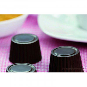 Forma Silicon Praline Silikomart Clasic Ø 3 x H 1.85 cm, 10 ml, 15 cavitati (SCG07) - Img 2