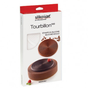 Forma Silicon TOP / Insertie Tourbillon 100 Ø 14 x H 0.9 cm, 2 cavitati - Img 3