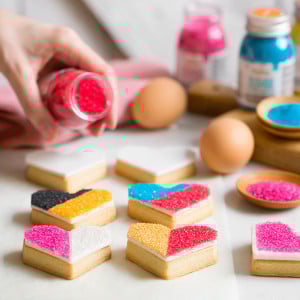 Glitter Sugar Fuchsia, 100 gr - Img 2