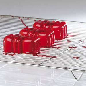 Gratar inox cu picioruse, 60 x 39 cm