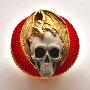 Halloween Silicon Halloween Halloween - Dragon Skull, 1 Subject 6.5 x 4.7 cm - Img 2