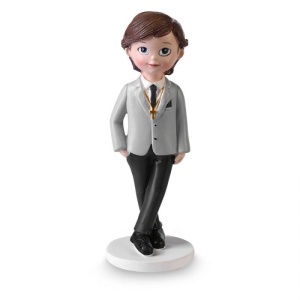 Inedible figurine Boy First Communion H 16 cm - Img 1