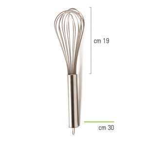 Integral Stainless Steel Tel Tel Tel with 16 Thin Coils and Clamp, L 30 cm - Img 2