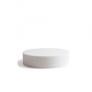 Macheta Rotunda Polistiren Ø 25 x H 7.5 cm