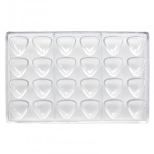 Matrita Policarbonat Gama Murano Comaschi 24 Praline Ciocolata, 3,4 x 3,3 x H 1,4 cm, 10 gr - Img 2