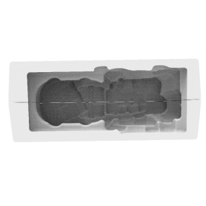 Modern 3D North Pole 21 x 8.7 x H 8 cm, 940 ml, 2 Silicon Moulds + Moulding Tin - Img 4