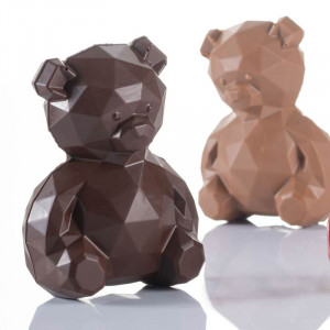 Mould Polycarbonate Origami Bear Figurine 9.7 x 6.4 x H 13 cm, 110 gr - Img 3