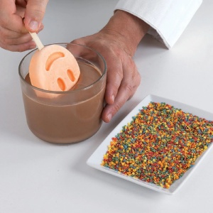 Mr Funny Silicone Ice Cream mould, 2 silicone moulds x 4 cav. Ø 8.3 x H 2.25 cm, 100 ml, 50 sticks - Img 5