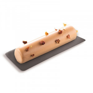 Műanyag süteménytartó állvány, fekete téglalap alakú modell, 26 x 8 x H 0,7 cm, 10 db-os készletben - Img 2