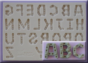 Mulaj Silicon Alfabet Micul Constructor H 2.2 cm