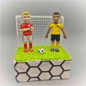 Mulaj Silicon Fotbalist H 12 cm - Img 2