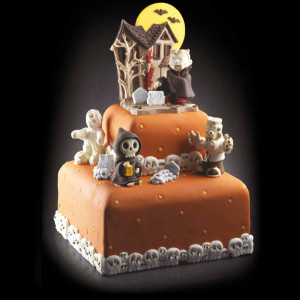 Mulaj Silicon Halloween - Bordura Cranii, 20.3 x 3.3 x H 0.8 cm - Img 2
