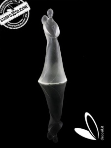 Mulaj Silicon Statueta Miri Stilizata 3D, Ø 6.5 x H 14 cm
