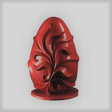 Or Paste 3D Baroque Ø 14.5 x h 20 cm - Kit Matrite Plastic 2 Subjects