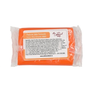 Orange Sugar Paste Confectioner Istet, 250 gr - Img 1