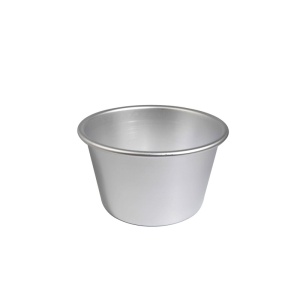 Panettone baking tin 700 gr, Ø 12-9.5 x H 7.5 cm, Aluminium - Img 1