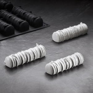 Pavoflex 30x40 Sequoia mould, 12.4 x 3.5 x H 3 cm, 14 cavities, 90 ml - Img 3