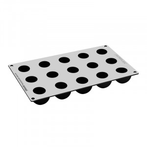 Pavoflex mould 15 cavities, Ø 4.3 x H 3.9 cm, 40 ml - Img 3