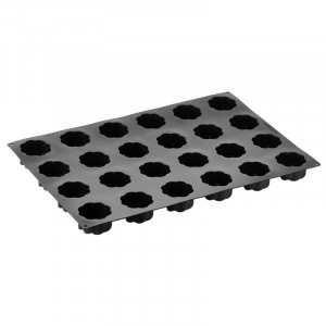 Pavoflex mould 60x40cm, Ø7xh4cm, 24 cavities, 130 ml - Img 5