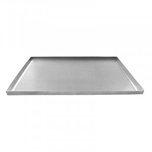 Perforated Aluminium Tray - 4 Edges, 60 x 40 x H 3 cm - Img 2