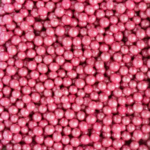 Perle Zahar Roz Metalizat Ø 5 mm, 1 Kg
