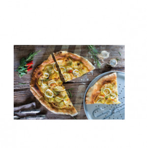 Pizza Tray Ø 32 x H 1.8 cm, Anodised Aluminium - Img 2