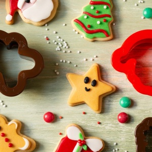 Plastic Christmas cut-outs - Star, Ø 7 x H 2 cm - Img 5