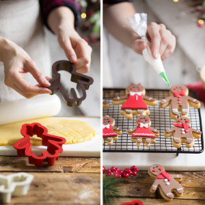 Plastic Christmas Cutters - Merry Family, 6 - 11 x 8 x H 2.2 cm, 3 pcs - Img 2