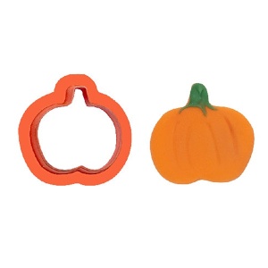 Plastic Halloween Halloween Halloween Halloween - Pumpkin, Ø 3.5 x H 2.2 cm - Img 2