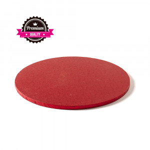 Platou Tort Rotund Rosu, Ø 30 x H 1.2 cm