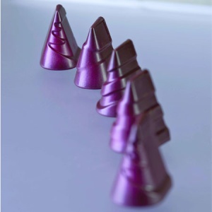 Polikarbonát forma Braduti 30 csokoládé praliné, 3.1 x 2,2 x H 2,2 cm, 7 gr (1. példány) - Img 2