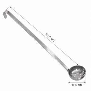 Polonic Forat, Otel Inox, Ø 4 x 21.5 cm