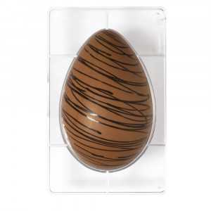 Polycarbonate Chocolate Mould 350 gr, 1 Cavity 23x16.3xH8cm
