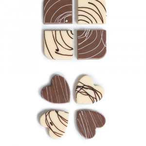 Polycarbonate Chocolate Mould, Clover 4 Sheets 8 Cavities, 20 x 12 x H 2 cm - Img 3