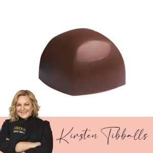 Polycarbonate mould 28 Chocolate Pralines, 2,7 x 2,7 x H 1,95 cm, 10.5 gr - Img 1