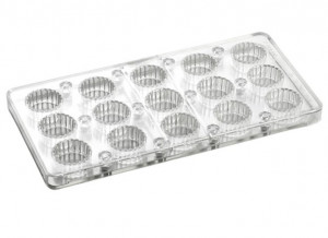 Polycarbonate mould Magnetic Range 15 Chocolate Pralines, Ø 3 x H 2 cm, 13 gr - Img 2