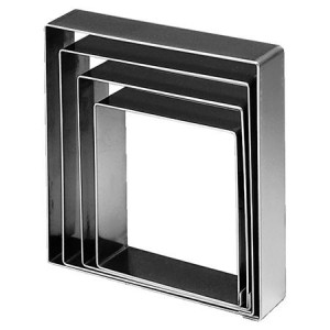 Rama Inox Patrata 28.3x28.3xH5cm