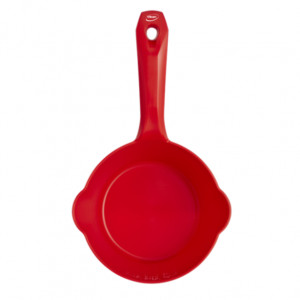 Round Graded 1 Litre Round Chair, Red Plastic, Ø 15.5 cm - Img 2
