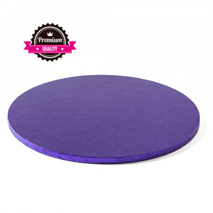Round Violet Cake Platter, Ø 40 x H 1.2 cm - Img 1