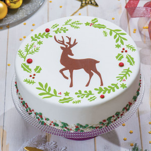 Sablon Plastic Decor Top, Christmas model, Ø 25 cm - Img 2