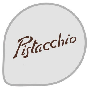 *Sablon Plastic Rotund Decor Pistacchio Ø 26 cm