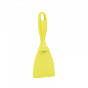 Scraper with Yellow Rigid Plastic Handle, 7.5 x H 21 cm