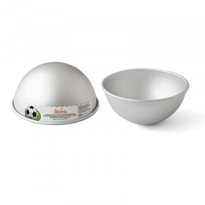 Semi-spherical baking tin, Ø 20 x H 11 cm, Anodised Aluminium, 1 pc - Img 1